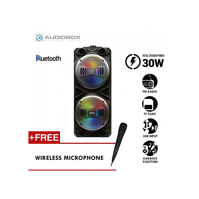 AudioBox BBX D6000 TWS Portable Karaoke speaker BT/USB/FM 1