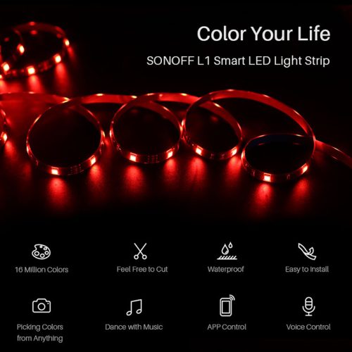 Sonoff L1 Wi Fi Smart LED Light Strip 5 Meters 00