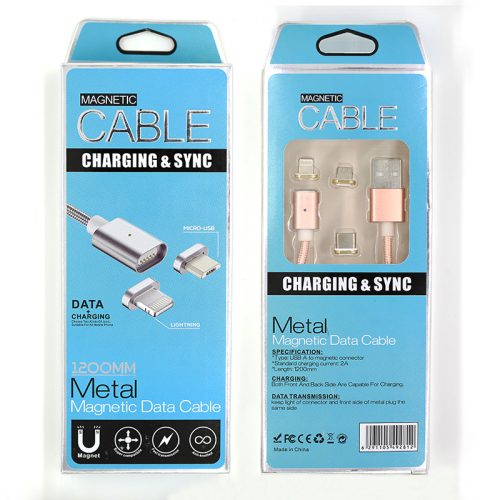 products metal magnetic data cable 3 in 1 phones