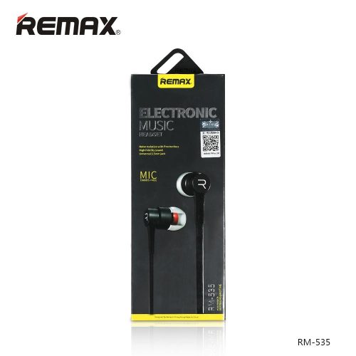 products remax rm 535 electronic music stereo in earphones 1.2 m cable