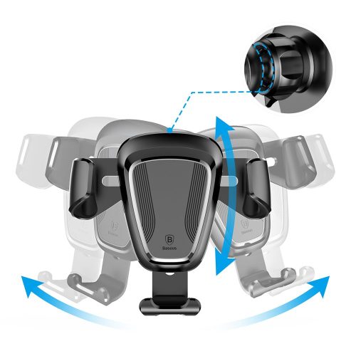 products eng pl baseus gravity car mount phone bracket air vent holder for 4 6 devices black suyl 01 48211 9
