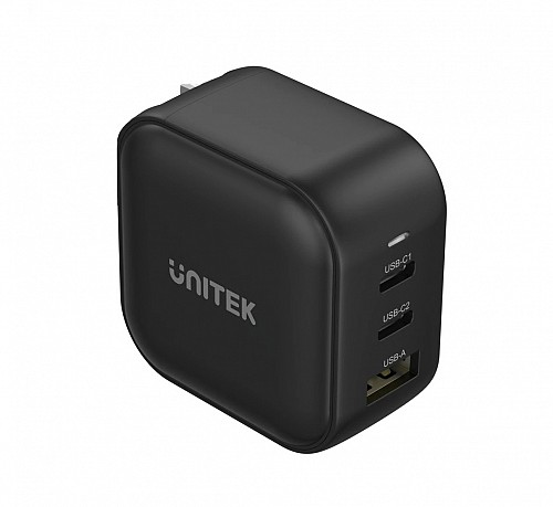 products unitek 66w 3 in 1 travel charger with usb c pd