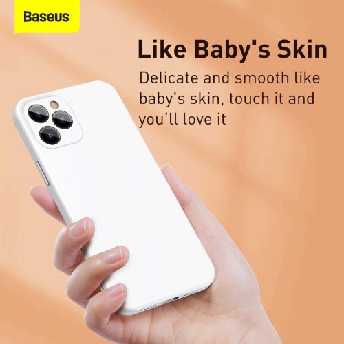 products baseus iphone 12 pro max case liquid silica gel ivory white5