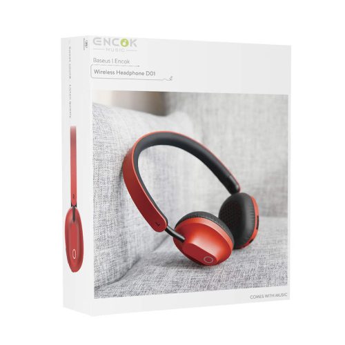 products baseus earphone bluetooth encok d01 wireless red