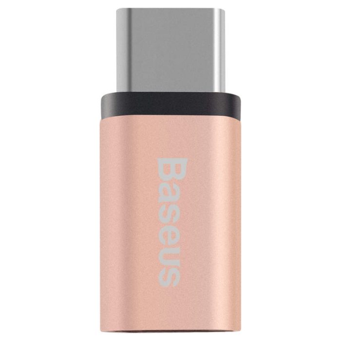 Baseus Converter Sharp Micro USB To Type-C Rose Gold 3