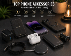 Top phone accessories including chargers earbuds power banks and cables in Cyprus