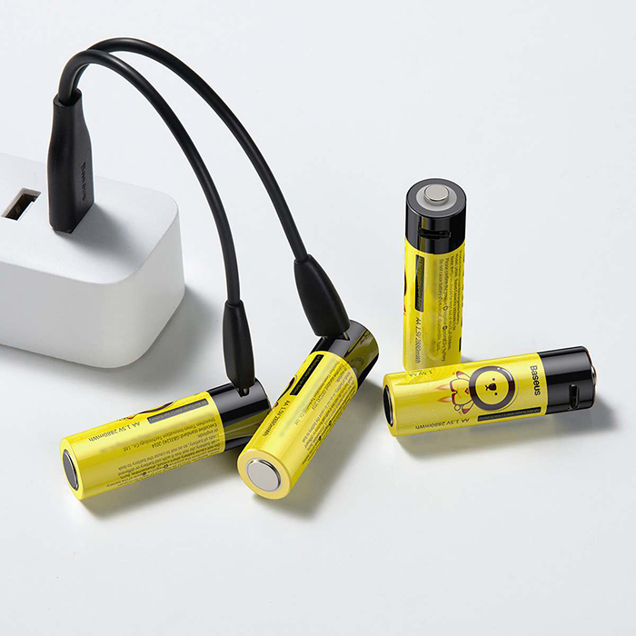Baseus Rechargeable Battery Li-ion1900mAh Built-in Micro USB Charging Port (4)