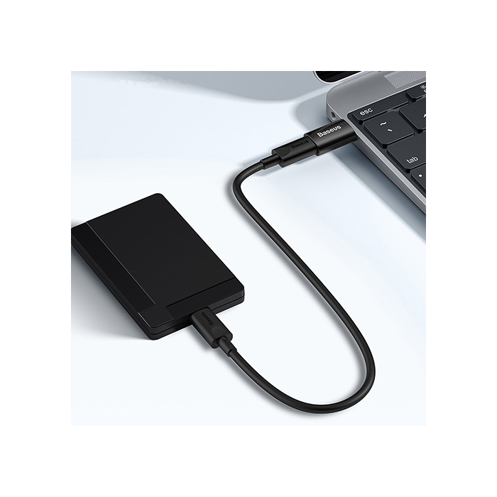 Baseus Ingenuity Series Mini USB 3 1 OTG to USB Type C adapter black ZJJQ000101 92272 15