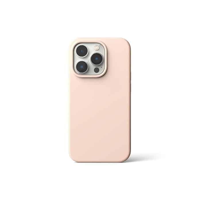 Ringke iPhone 14 Pro Silicone Case Pinl Sand