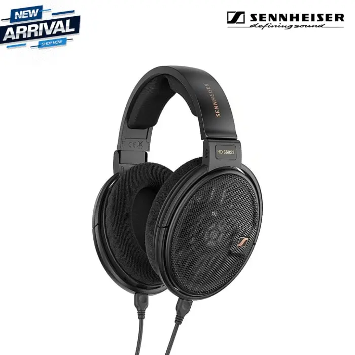 Sennheiser HD660S2 Wired Over-Ear Heaphones with Detachable Cable Black