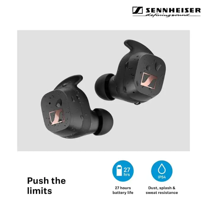 Sennheiser Sport True Wireless Earbuds Black