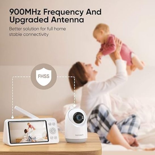 Bonoch Baby Monitor and Camera 5,5inch 1080P with Local Storage BBM04