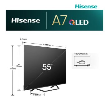 Hisense 55A7NQ 55'' 4K Smart QLED TV