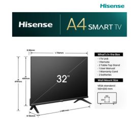 Hisense-32A4N-32-Inch-HD-Smart-LED-TV-Front-View