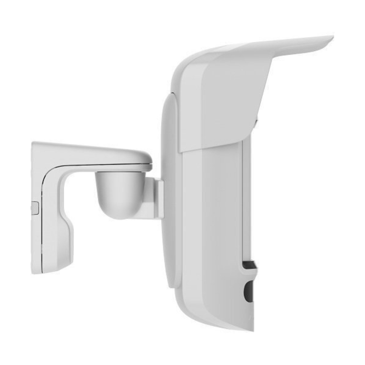 Ajax CurtainCam Outdoor HighMount side view with adjustable swivel mount