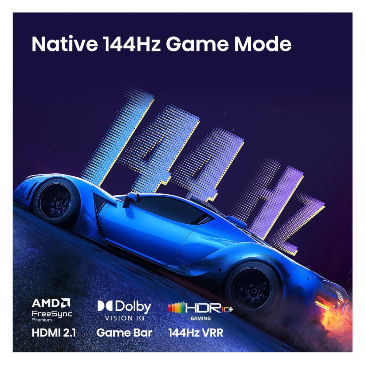 Hisense 100E7S PRO native 144Hz Game Mode