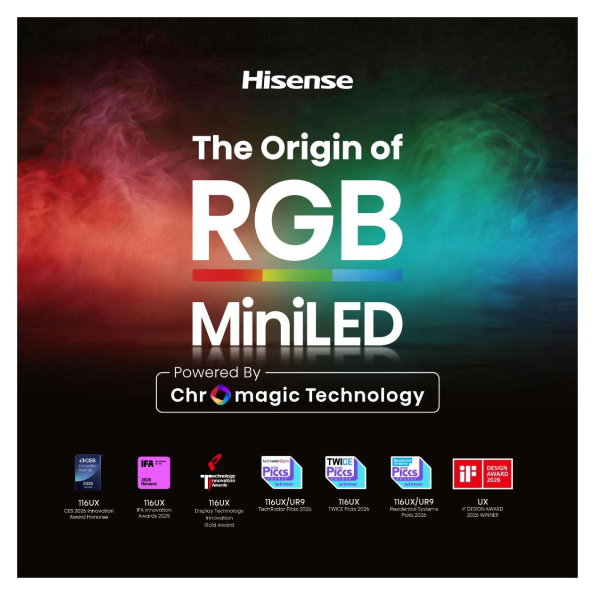 Hisense 85UR8S 85 RGB MiniLED Smart TV | 4K 180Hz - Image 5