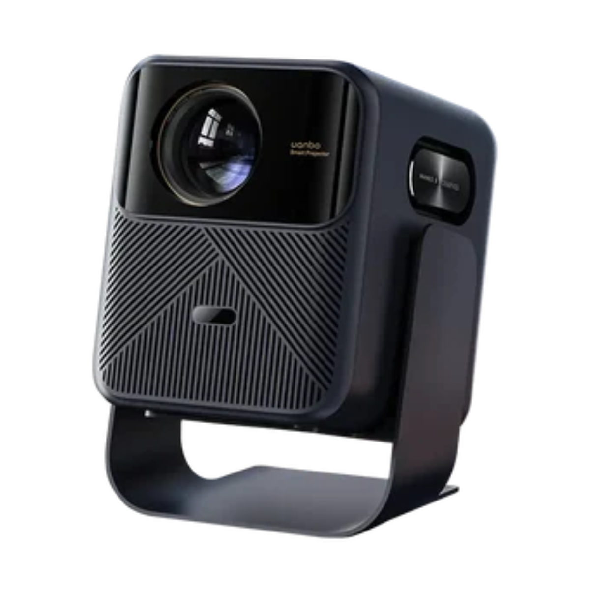 Wanbo Mozart 1 Pro projector with adjustable stand