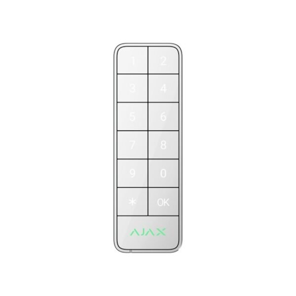 Ajax KeyPad Outdoor Fibra White Cyprus | Wired Keypad