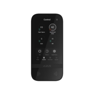 Ajax KeyPad TouchScreen Cyprus black wireless touchscreen keypad