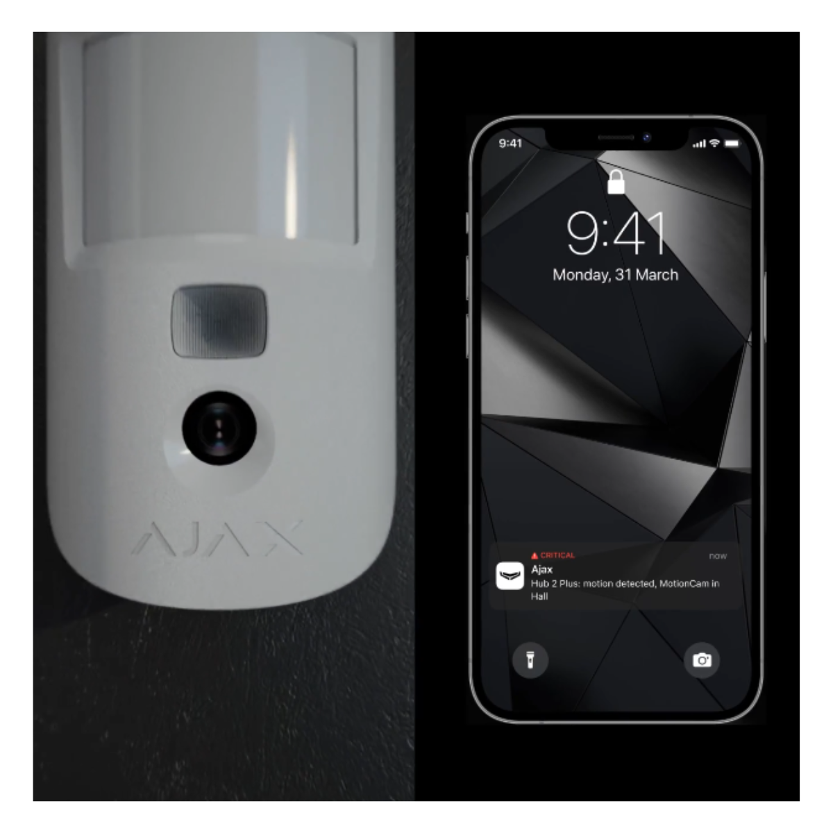 Ajax MotionCam pet immunity up to 20 kg