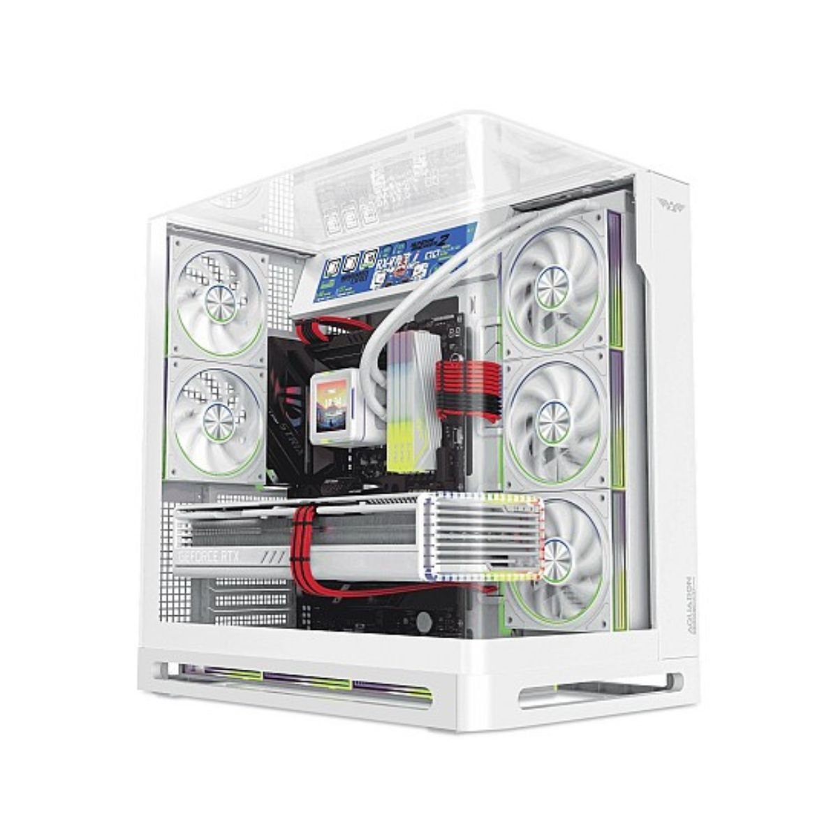 Armaggeddon Aquaron X-Curve Vision 8 White Cyprus gaming case