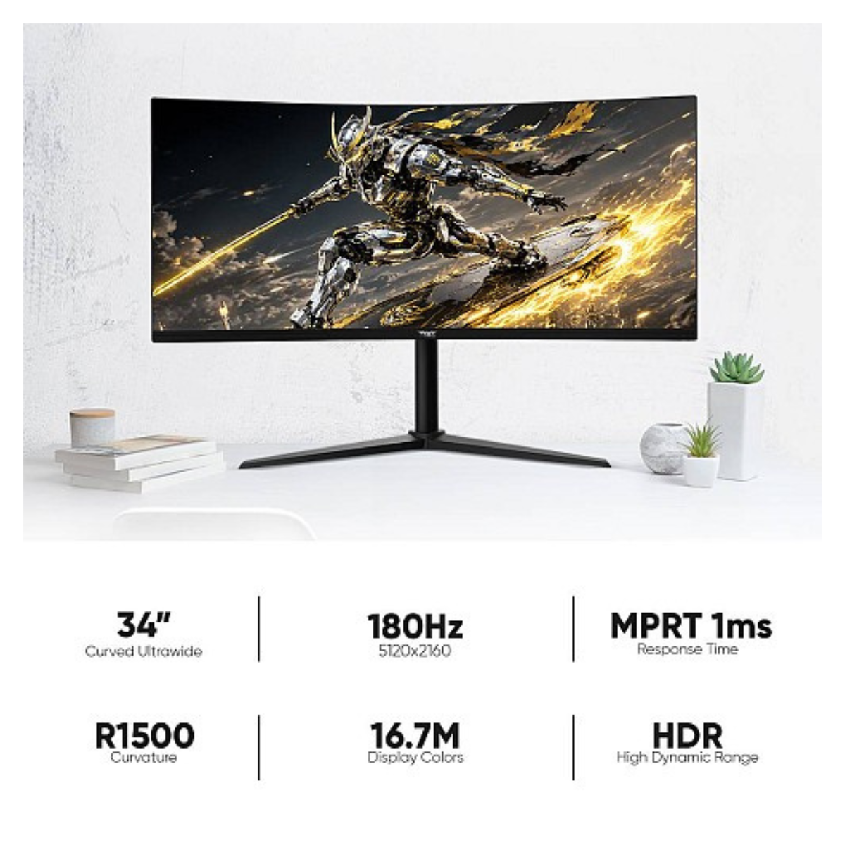 Armaggeddon PXP 34 Pro-C White Cyprus | 34" UWQHD 180Hz - Image 2