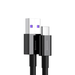 Baseus Superior 66W USB-C Cable Cyprus – USB-A to USB-C 6A black