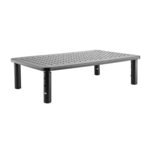 Brateck STB-081 Monitor Stand Cyprus black steel height adjustable riser