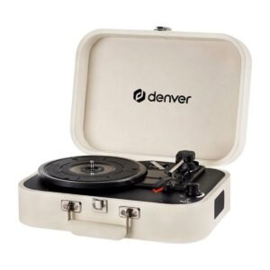 Denver VPL-130 Cyprus portable turntable with built-in speakers