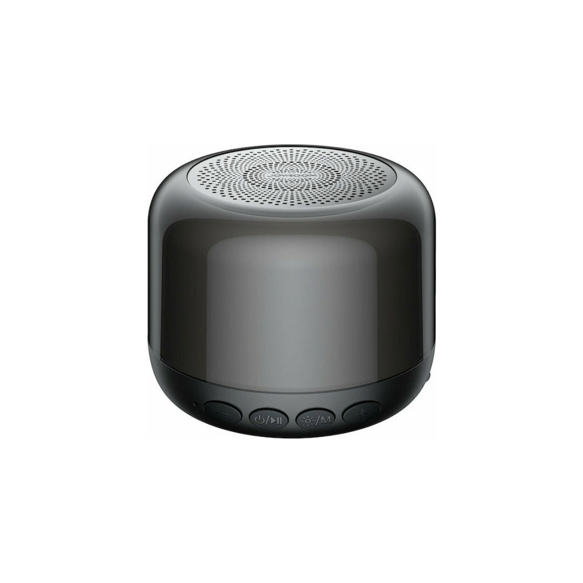 Joyroom JR-ML03 black transparent speaker front view with control buttons