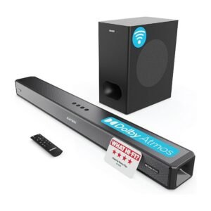 Majority Sierra Plus Cyprus Dolby Atmos soundbar with wireless subwoofer