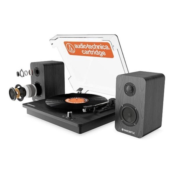 Oakcastle TT200 Turntable with Bluetooth & 2 Speakers