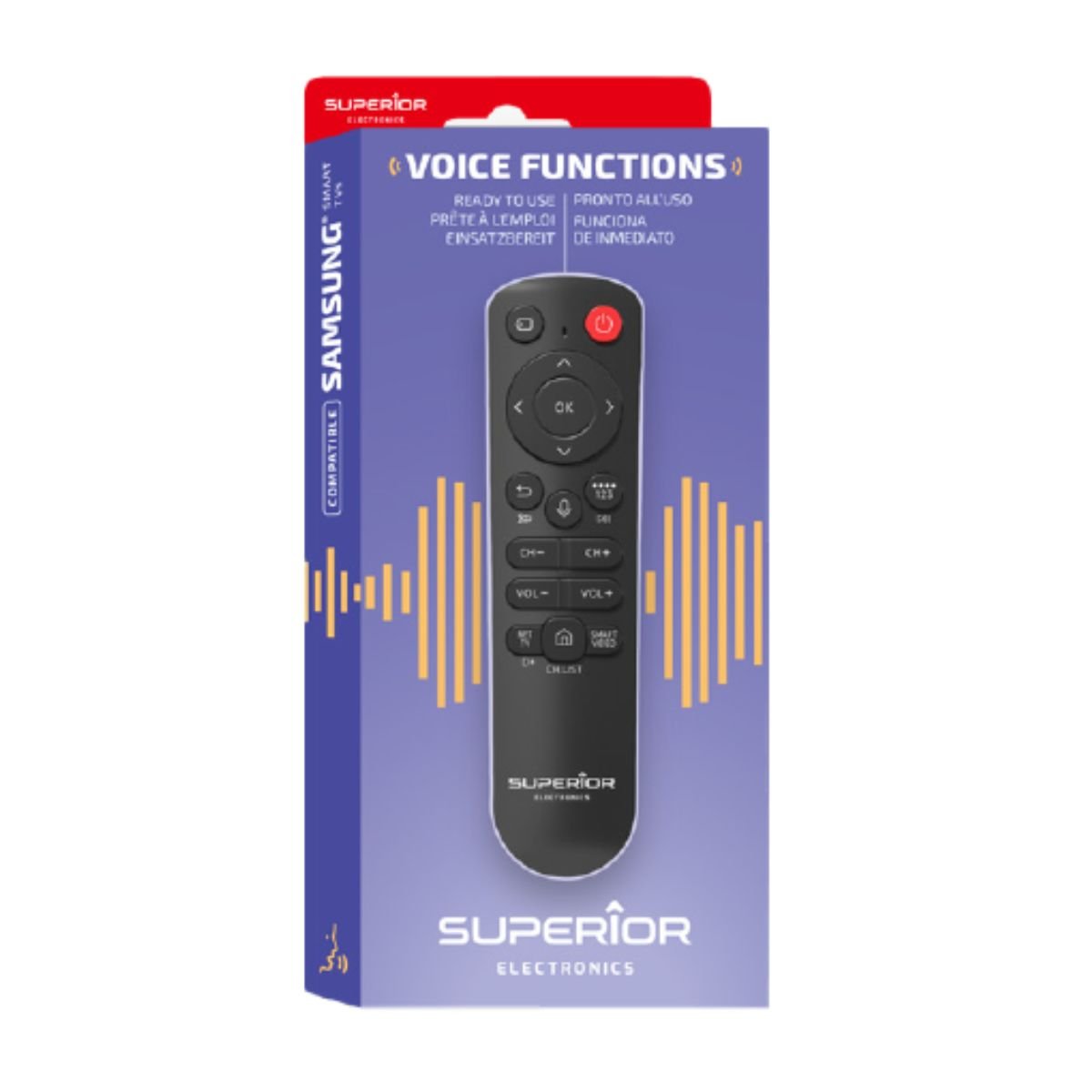 Superior Samsung voice remote packaging SUPTBB002